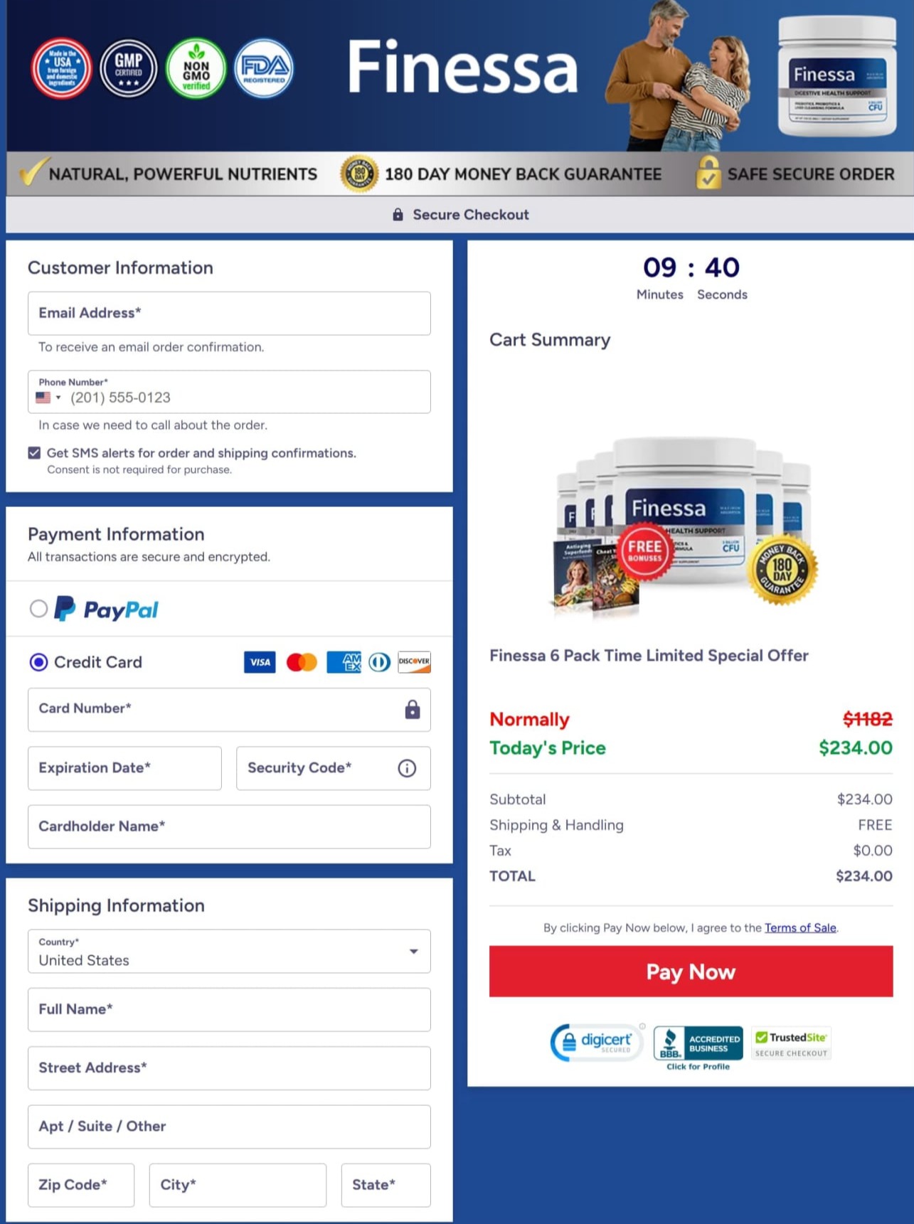 Finessa-Secure-Checkout